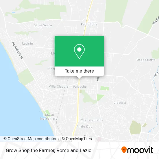 Grow Shop the Farmer map