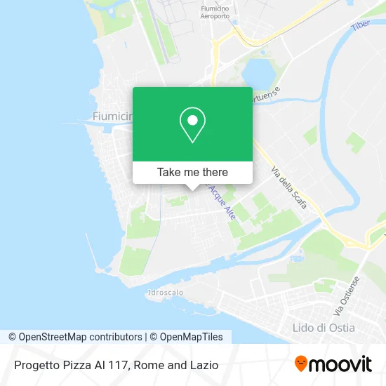 Progetto Pizza Al 117 map