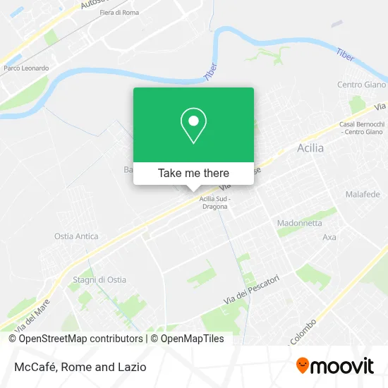 McCafé map