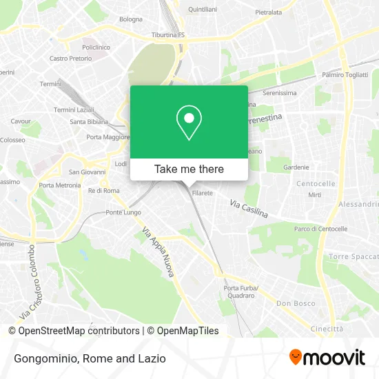 Gongominio map