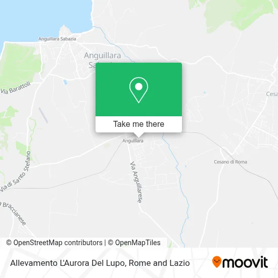 Allevamento L'Aurora Del Lupo map