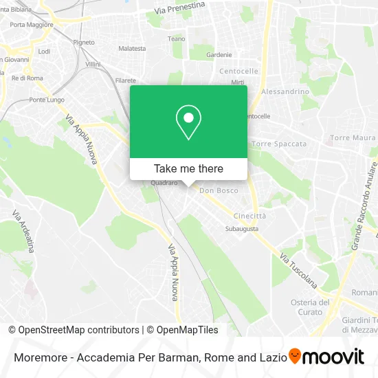 Moremore - Accademia Per Barman map