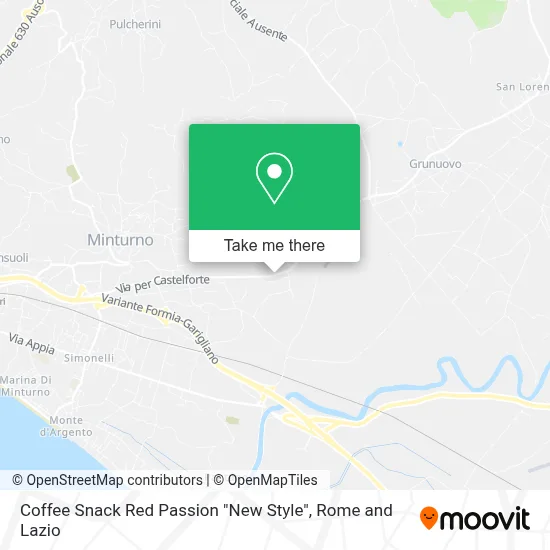 Coffee Snack Red Passion "New Style" map
