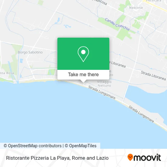 Ristorante Pizzeria La Playa map