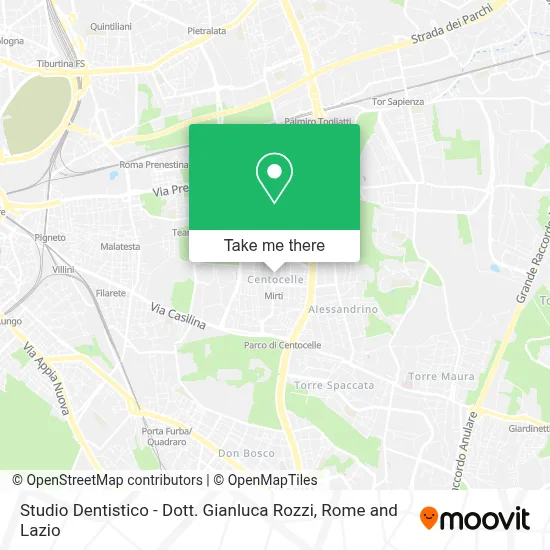 Studio Dentistico - Dott. Gianluca Rozzi map