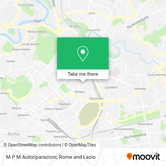 M P M Autoriparazioni map