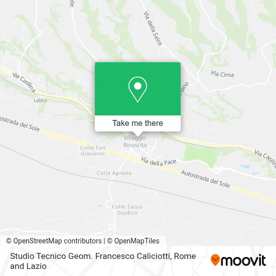 Studio Tecnico Geom. Francesco Caliciotti map