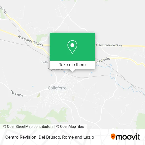 Centro Revisioni Del Brusco map