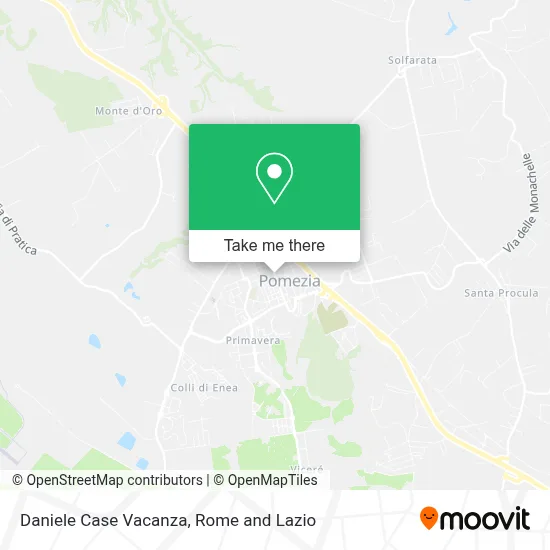Daniele Case Vacanza map
