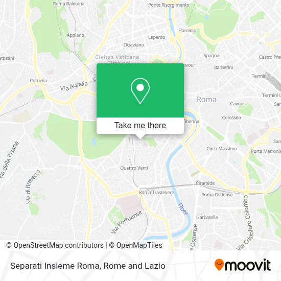 Separati Insieme Roma map