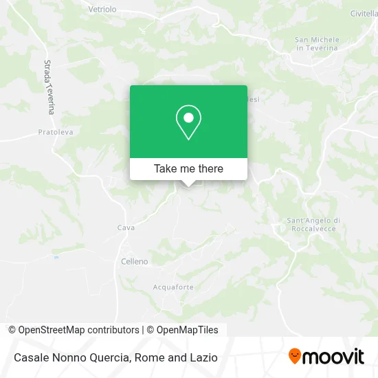 Casale Nonno Quercia map