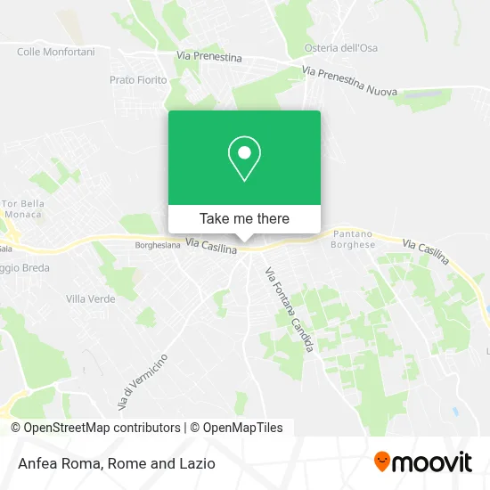 Anfea Roma map