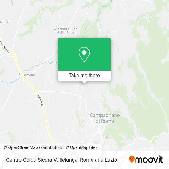 Centro Guida Sicura Vallelunga map