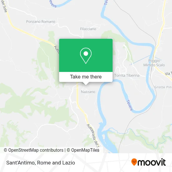 Sant'Antimo map