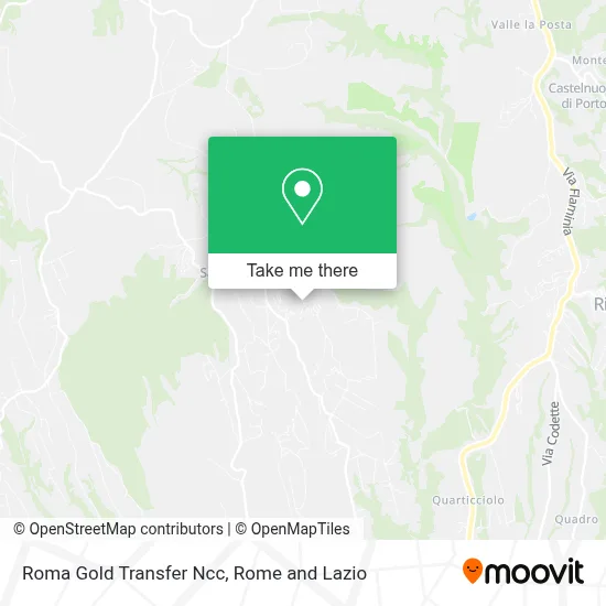 Roma Gold Transfer Ncc map