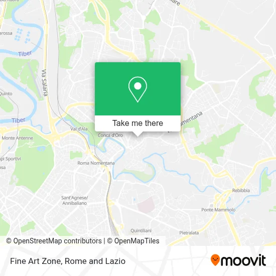 Fine Art Zone map