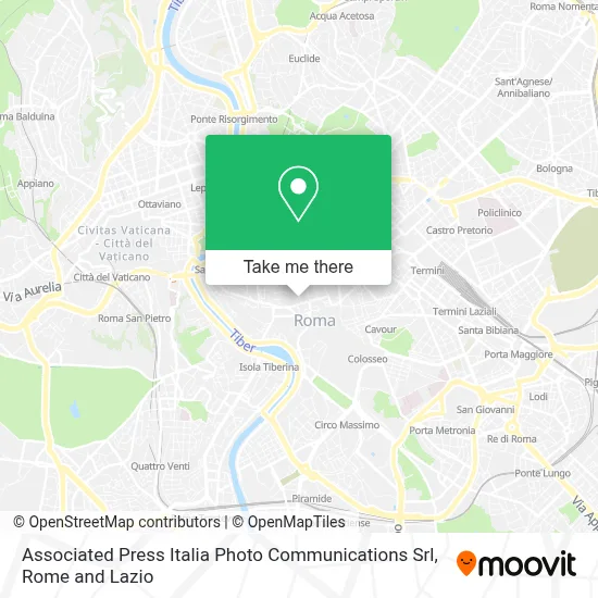 Associated Press Italia Photo Communications Srl map