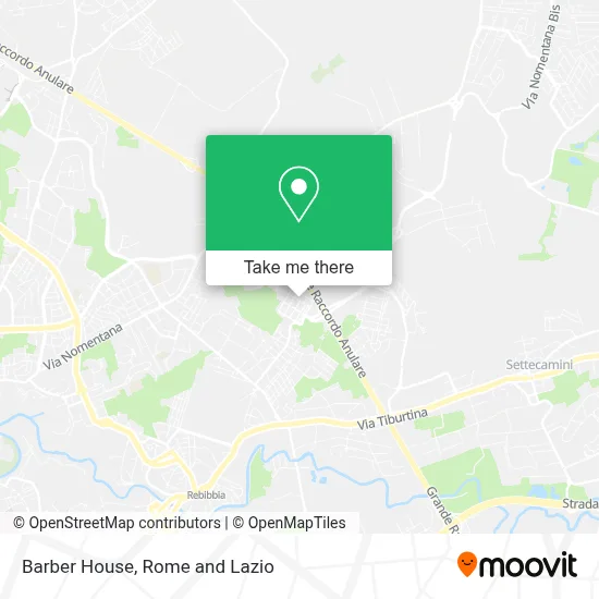 Barber House map