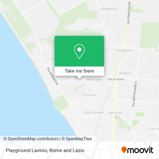 Playground Lavinio map