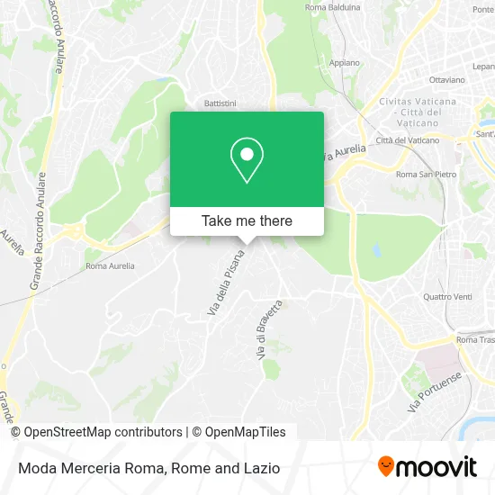 Moda Merceria Roma map