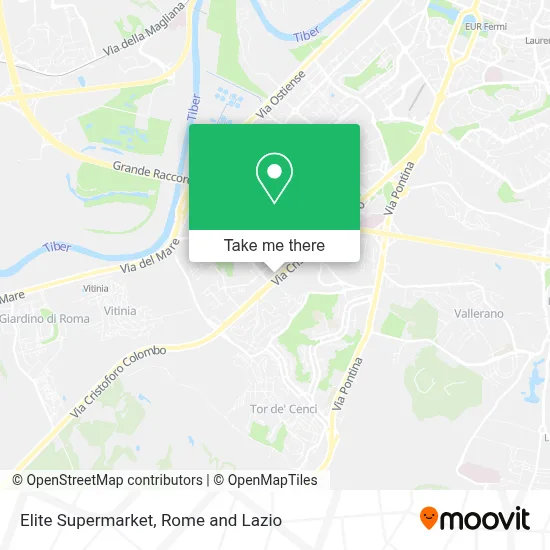Elite Supermarket map