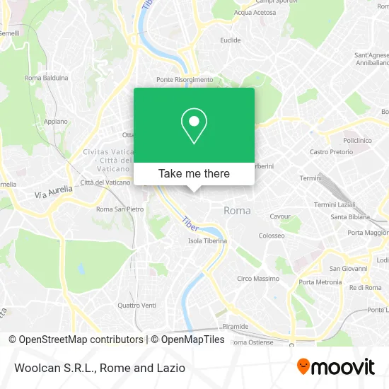 Woolcan S.R.L. map