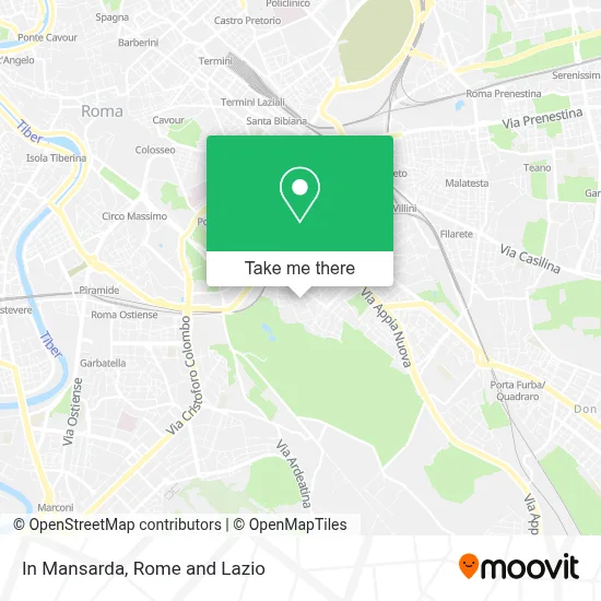 In Mansarda map