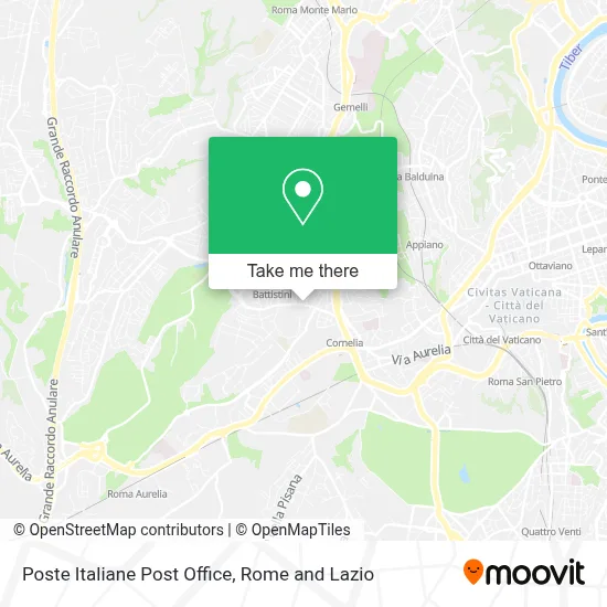 Poste Italiane Post Office map