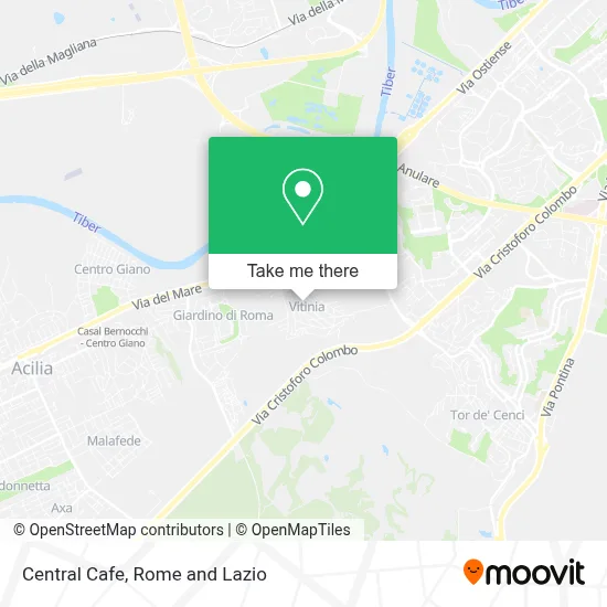 Central Cafe map