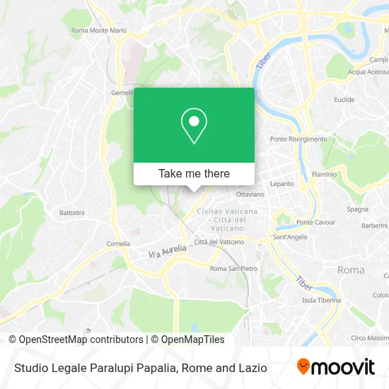 Studio Legale Paralupi Papalia map