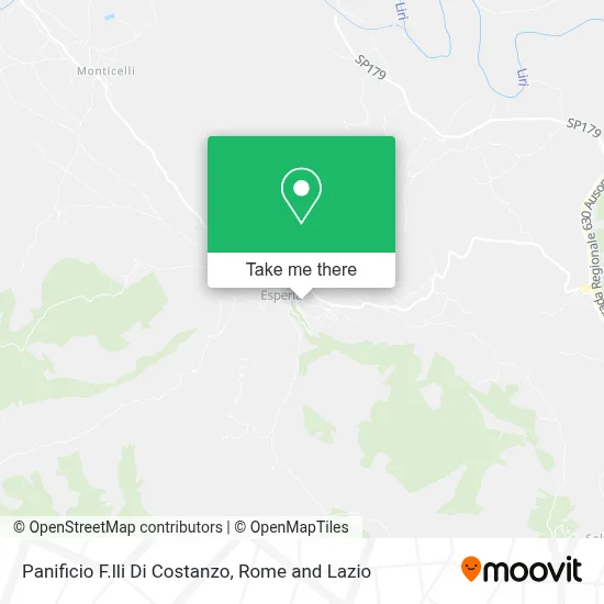 Panificio F.lli Di Costanzo map