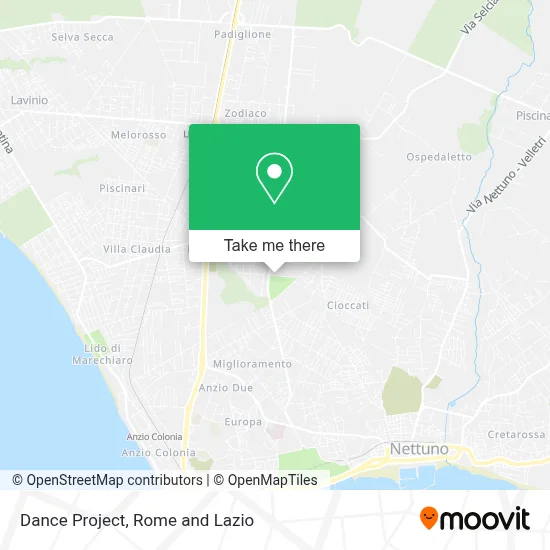Dance Project map