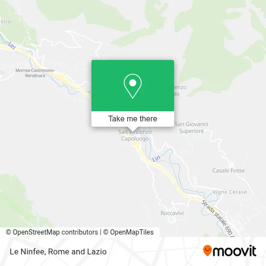 Le Ninfee map