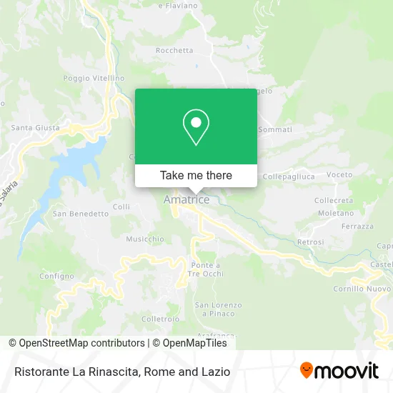 Ristorante La Rinascita map