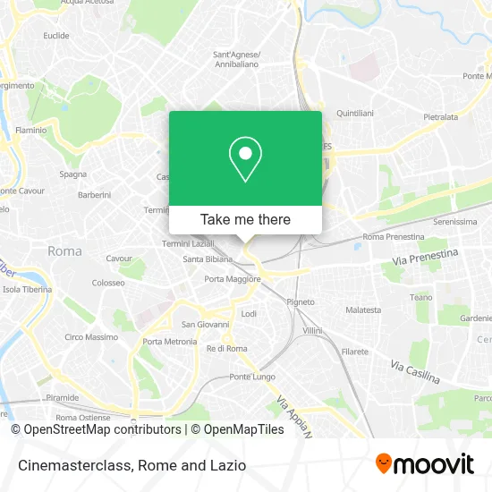 Cinemasterclass map
