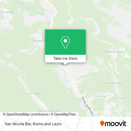 San Nicola Bar map