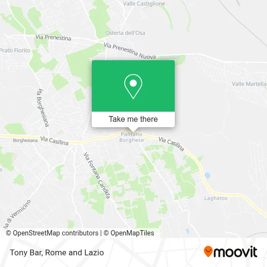 Tony Bar map