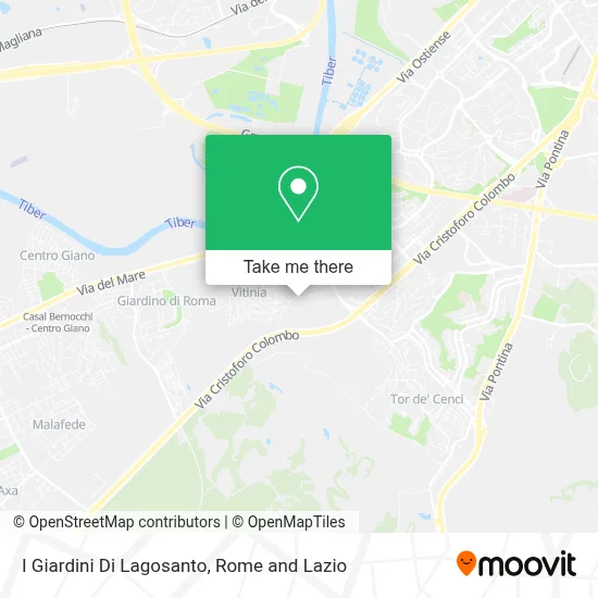 I Giardini Di Lagosanto map