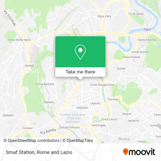 Smaf Station map