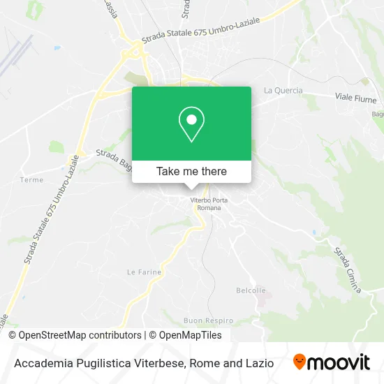 Accademia Pugilistica Viterbese map