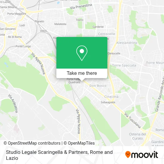 Studio Legale Scaringella & Partners map