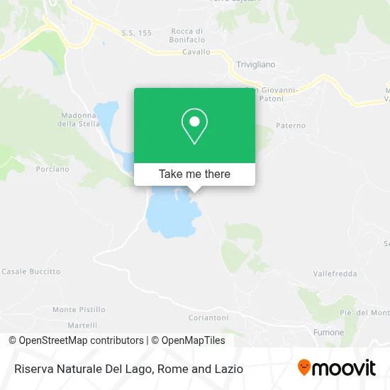 Riserva Naturale Del Lago map
