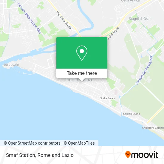 Smaf Station map