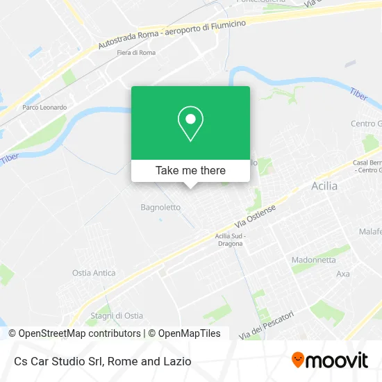 Cs Car Studio Srl map