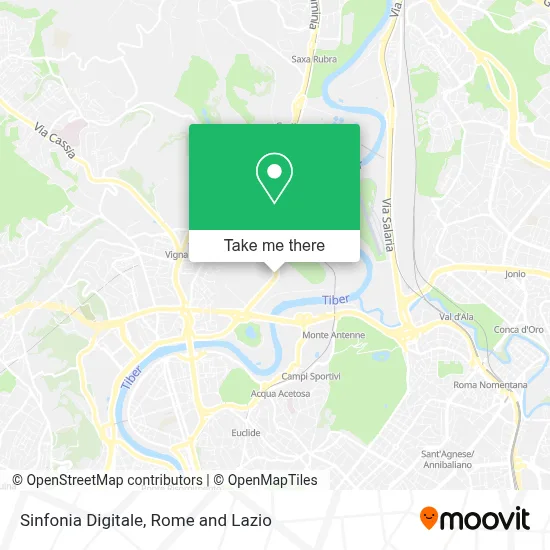 Sinfonia Digitale map