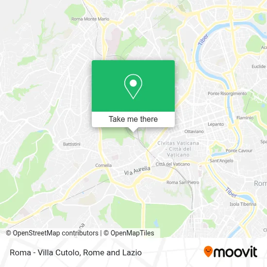 Roma - Villa Cutolo map