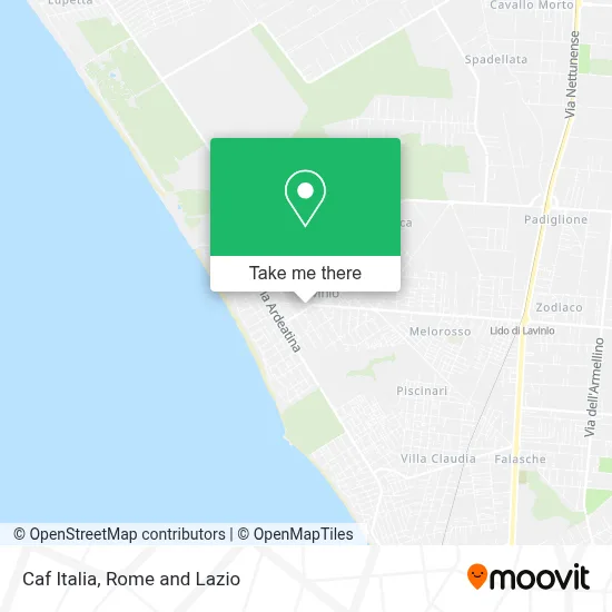Caf Italia map