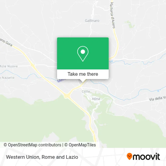 Western Union map