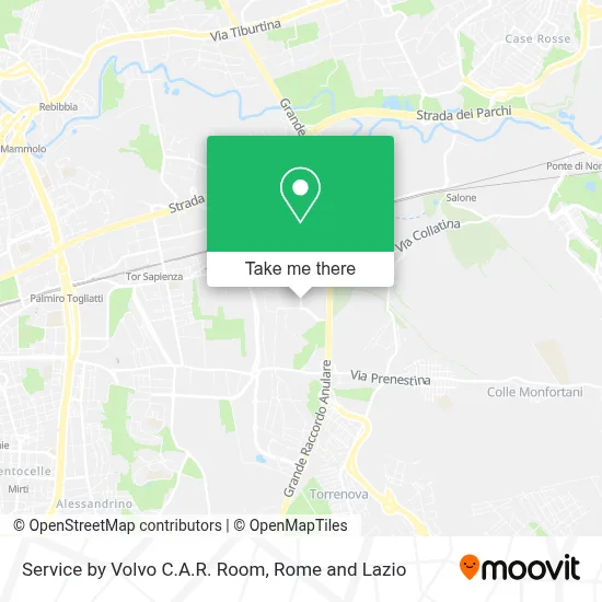 Service by Volvo C.A.R. Room map