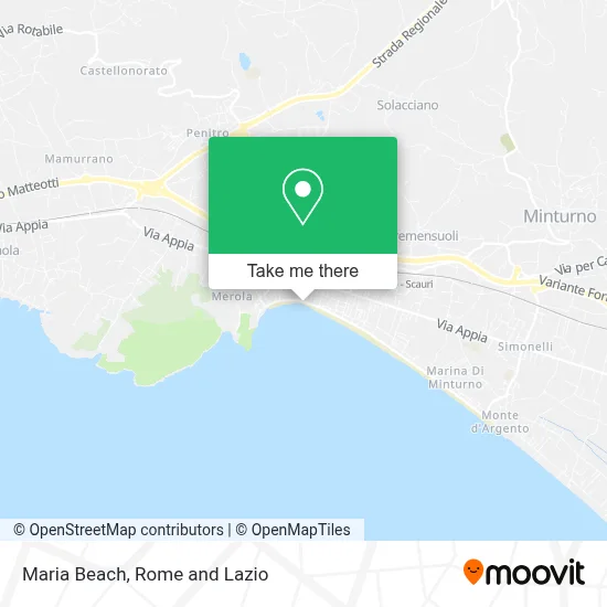 Maria Beach map
